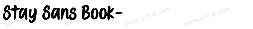 Stay Sans Book字体转换
